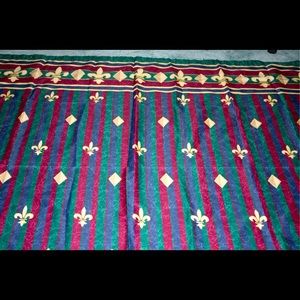 ⚜️Vintage Fleur-de-lis Shower Curtain | Vibrant and Beautiful Pattern Print